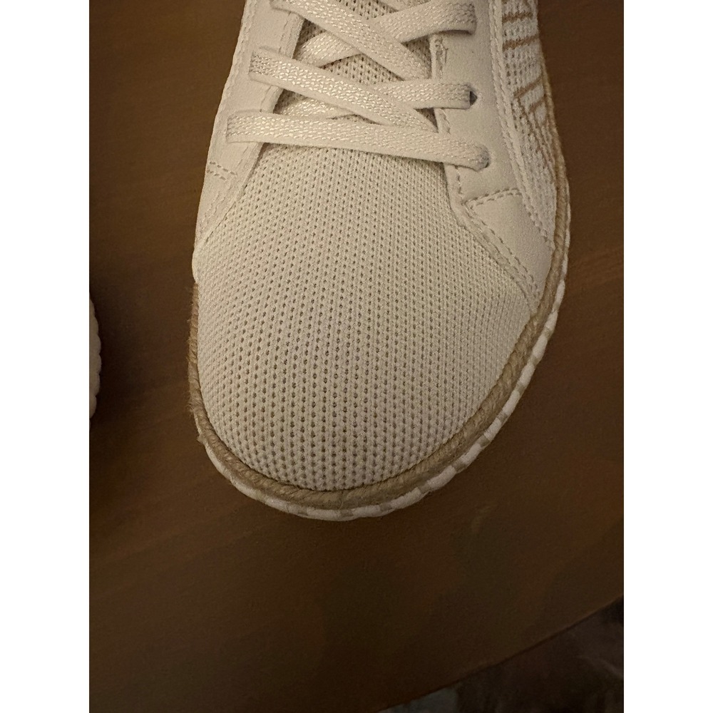 Skechers Wilshire Blvd Bellevue Off White Vegan Sneakers Womens 8 Washable - Picture 6 of 6